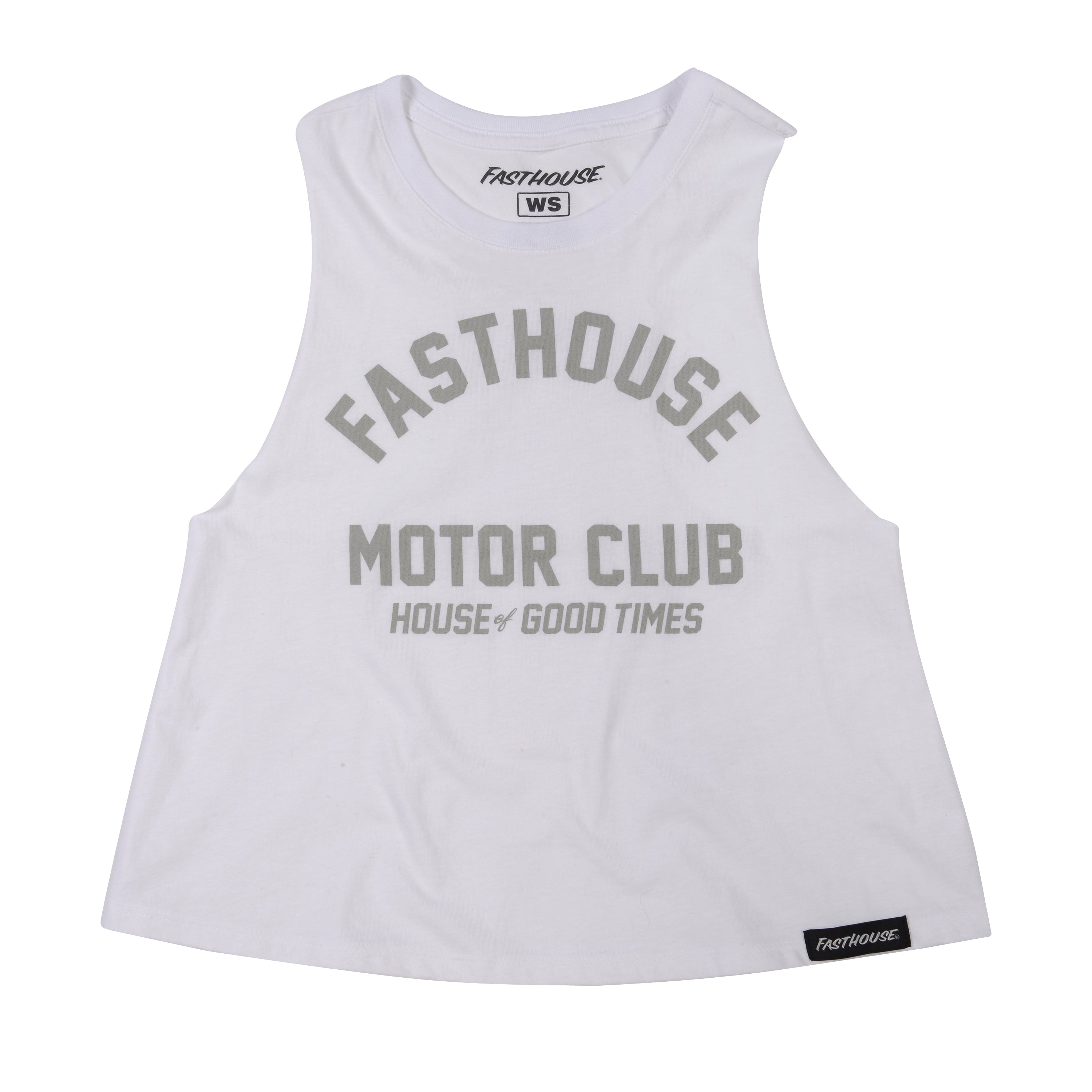 Fasthouse Brigade Crop Tank - Womens - White