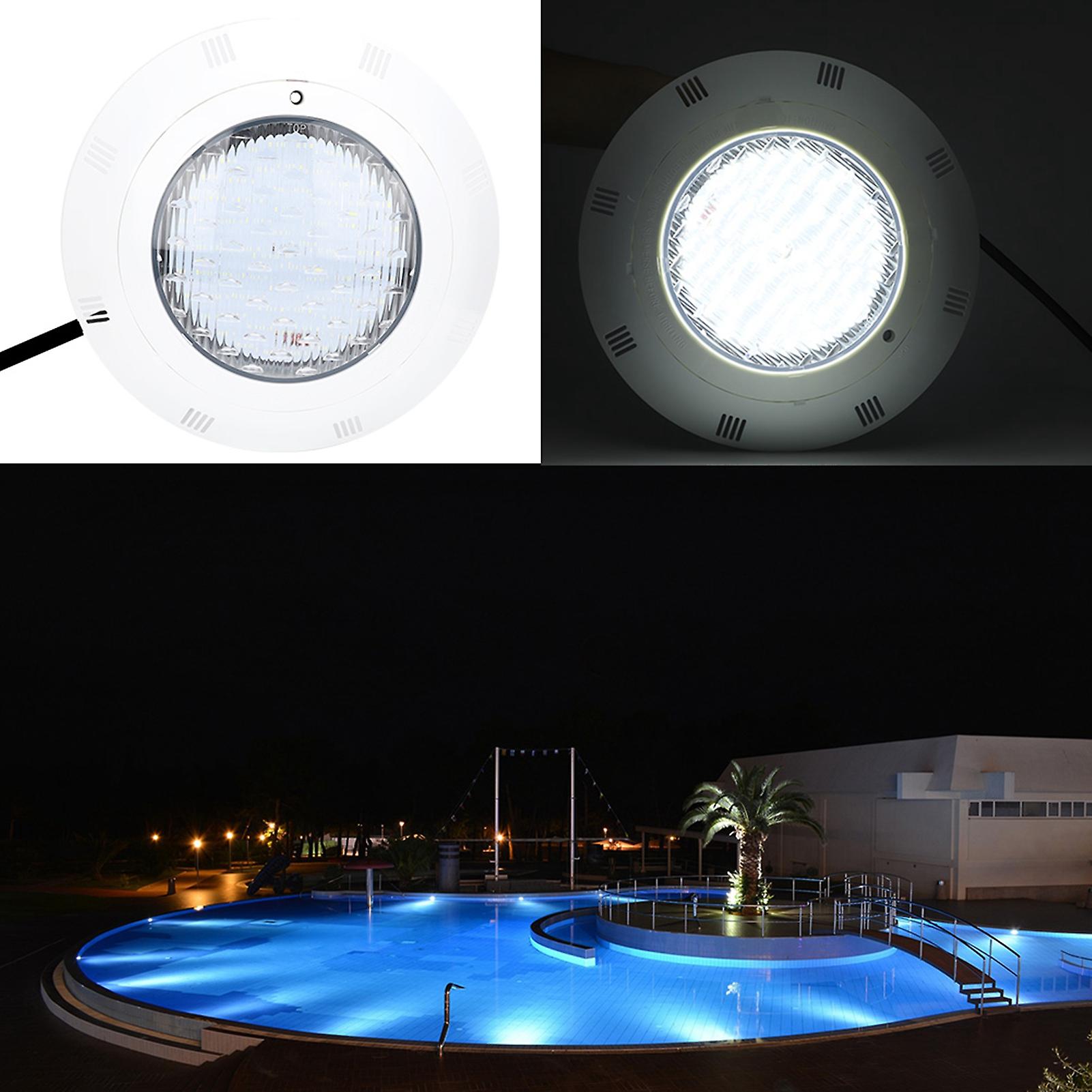 Ac12v 40w 360 Led White Color Light Underwater Swimming Pool Lights - Waterproof And Easy To Install For Park Fountains， Swimming Pools， And Waterscap