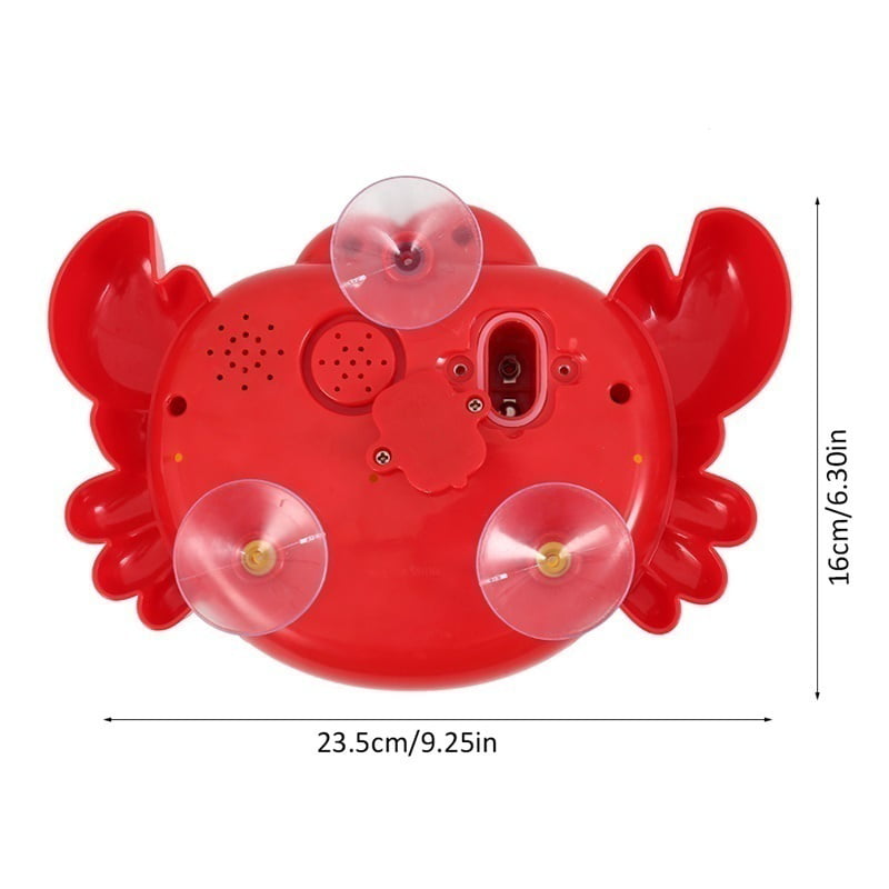 Willstar Lovely Electric Musical Bubble Crab Baby Bath Shower Toys Dreamlike Foam Making Machine for Toddlers(Built-in 12 Songs)