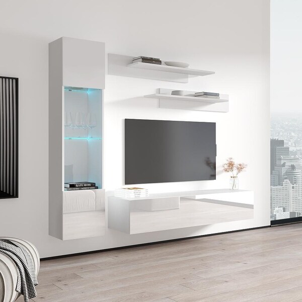 Fly G3 30TV Wall Mounted Floating Modern Entertainment Center