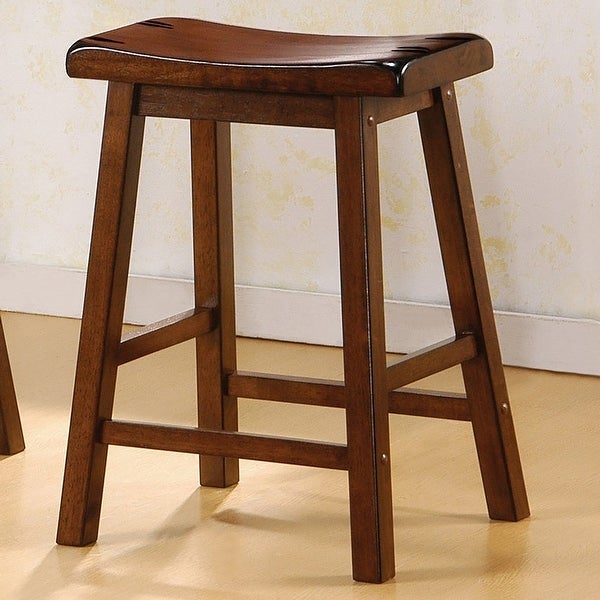 Rambouillet Saddle-style Stools (Set of 2)