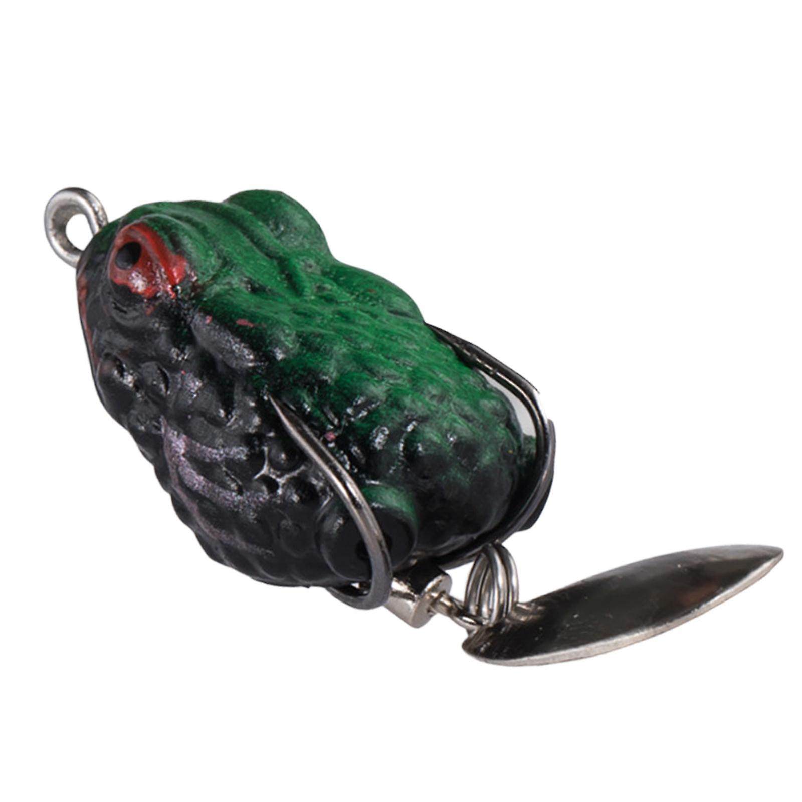 Frog Lure Bass Bait Metal Sequin Swimbait Float On Water Lure For Freshwater Style A