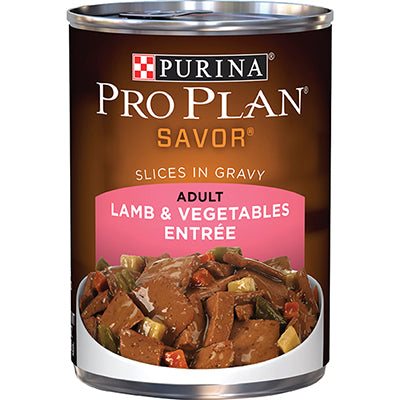 Purina Pro Plan Adult Lamb and Vegetable Entrée Canned Dog Food