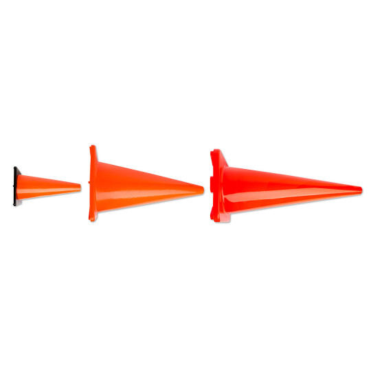 S S Worldwide Large Orange Cones