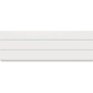 Ekena Millwork 12 in. X 96 in. X 7-14 in. Expanded Cellular PVC Reversible BeadboardNickel Gap Wainscoting Moulding (4 Pack) WPKPBBPK