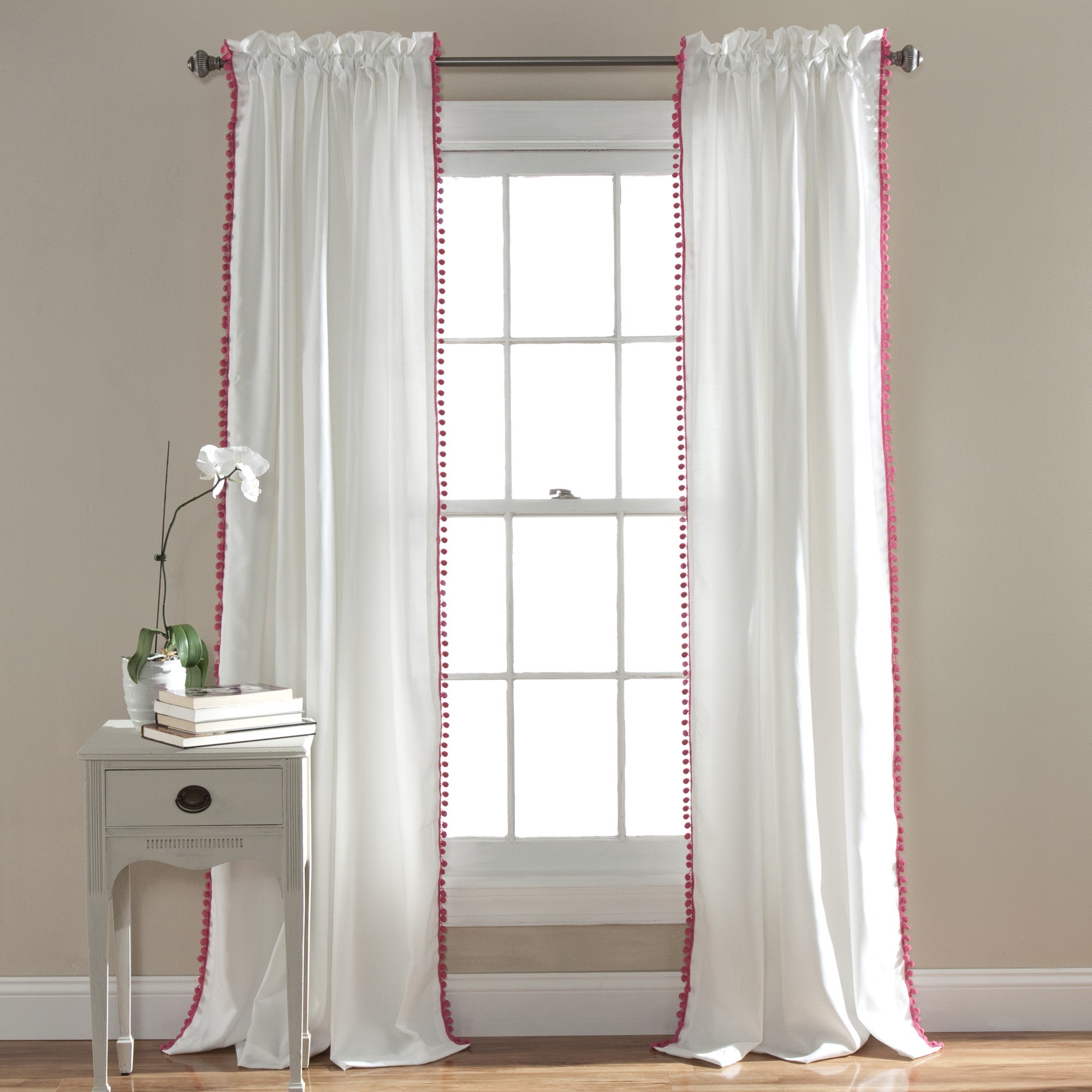 Pom Pom Window Curtain