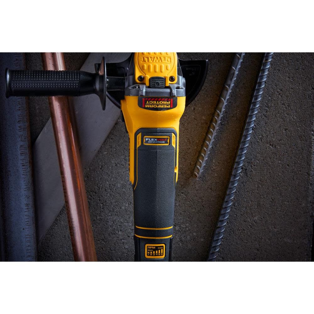 DEWALT 4.5"-5" 20V MAX Grinder Variable Speed with FLEXVOLT ADVANTAGE Bare Tool DCG409VSB from DEWALT