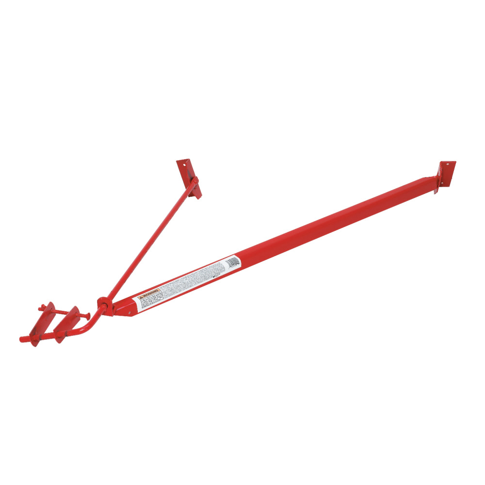 Red Steel Pump Jack Brace Accessory