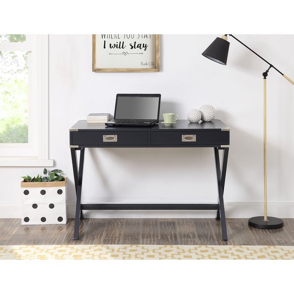 ACME Amenia Console Table in Black Finish