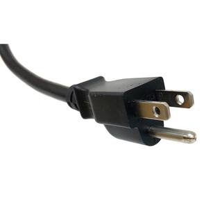 Micro Connectors Inc 12 ft. Universal AC Power Cord UL Approved NEMA 5-15P to C13 Black (2-Pack) M05-113UL12-2P