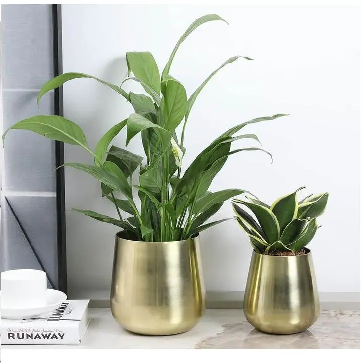 Classic Design Wedding and Party Decorative Pots for Garden Metal Planter Home Indoor Garden Usage Metal Planter