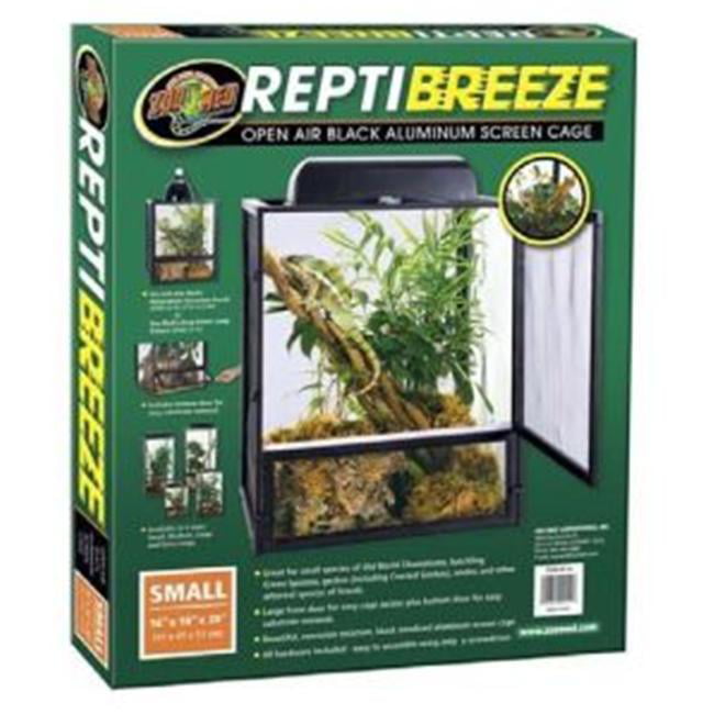 Zoo Med Labs 850-09110 Zoo Med NT-10 ReptiBreeze Alum. Screen cage 16x16x20in