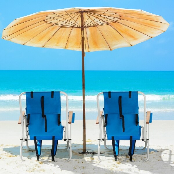 Portable High Strength Beach Chair (2 Pack)