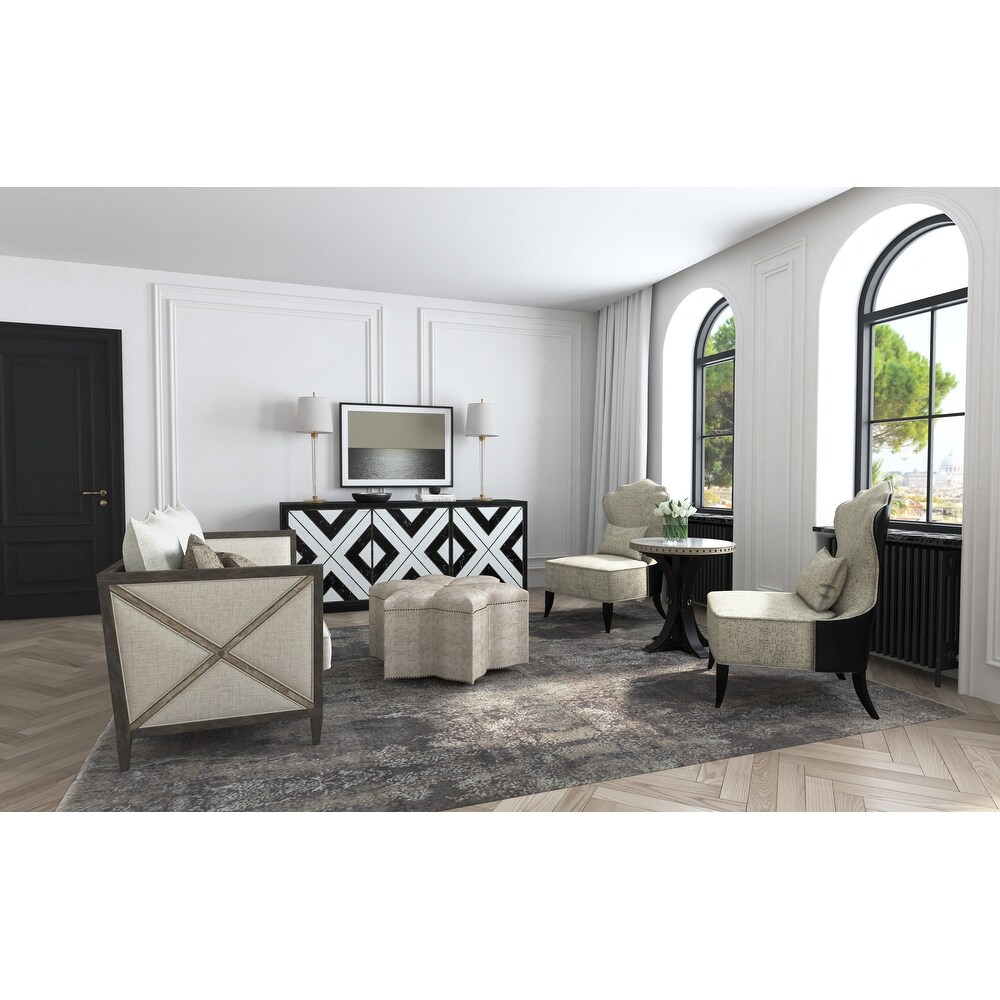 Sanctuary Noir Et Blanc Entertainment Console   79.75\