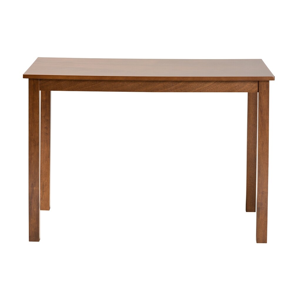 Eveline Modern Brown Finished Wood 43 Inch Dining Table