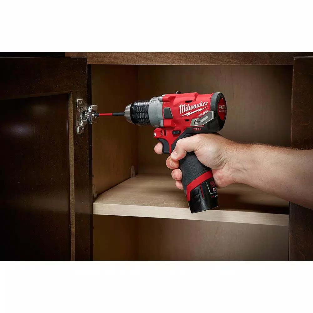 Milwaukee M12 FUEL 12-Volt Lithium-Ion Brushless Cordless 1/2 in. Drill Driver (Tool-Only) and#8211; XDC Depot