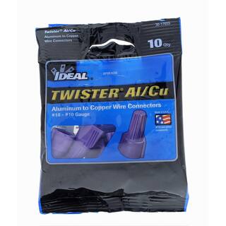 IDEAL Twister AlCu Wire Connectors Purple (10-Pack) 30-1765S