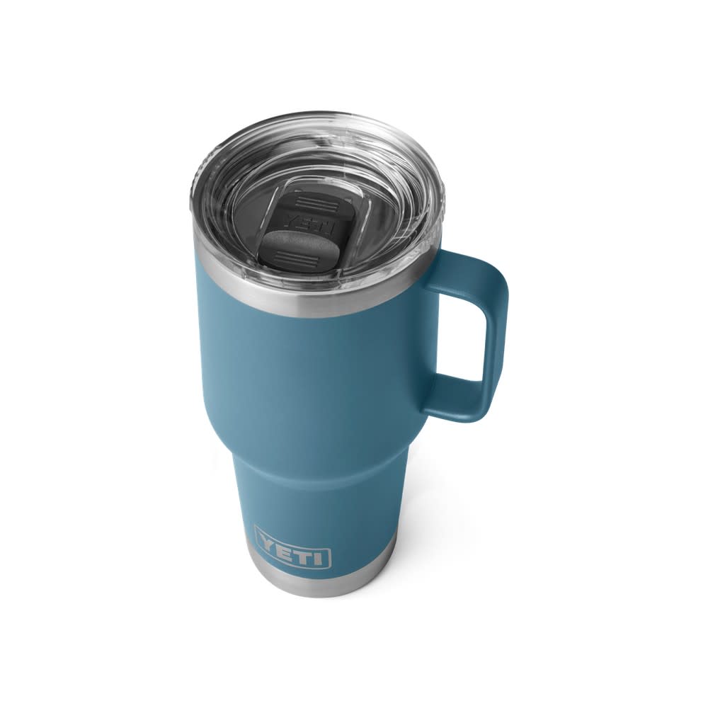 Yeti Rambler 30oz Travel Mug with Stronghold Lid Nordic Blue