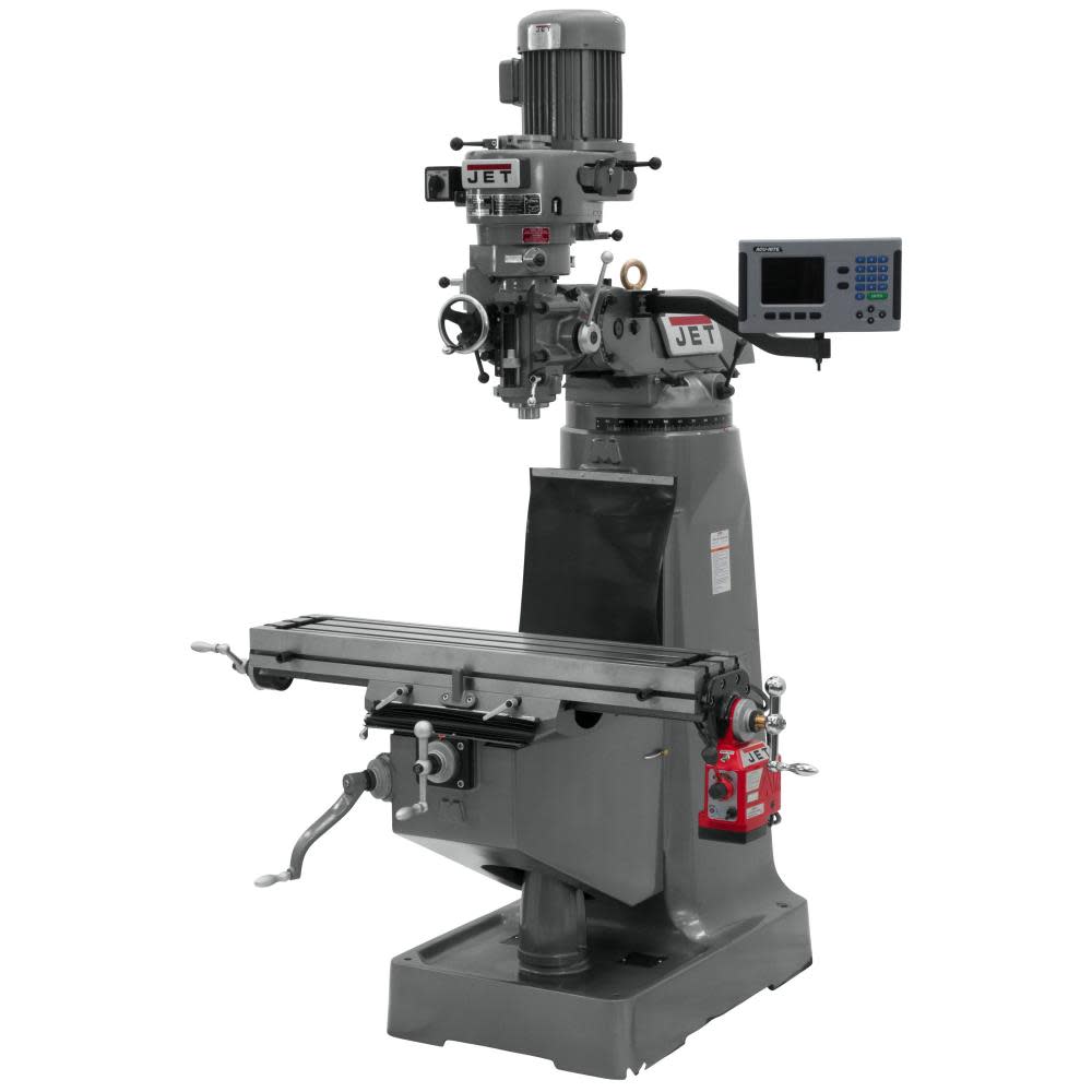 JET JTM-2 W 3X 200S (KNEE) X-PWRFD Vertical Milling Machine 690095 from JET