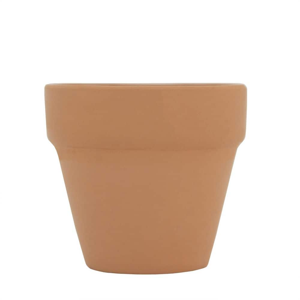 PRIVATE BRAND UNBRANDED Natural 2.25 in. Terra Cotta Ceramic Clay Standard Mini Pot LHDPOTCLST2X2N