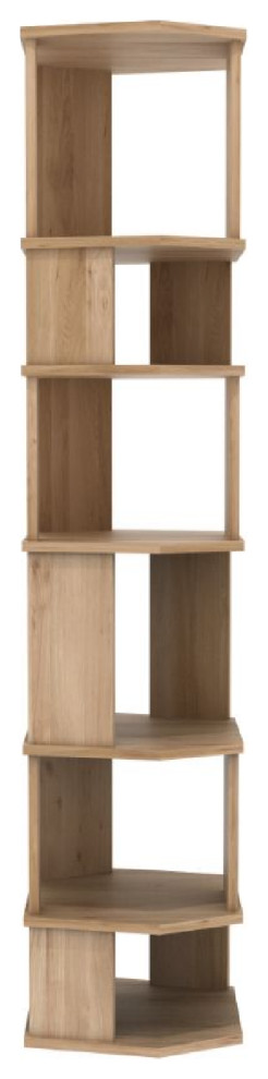 Geometric Oak Bookcase  OROA Stairs   Contemporary   Bookcases   by Oroa   Distinctive Furniture  Houzz