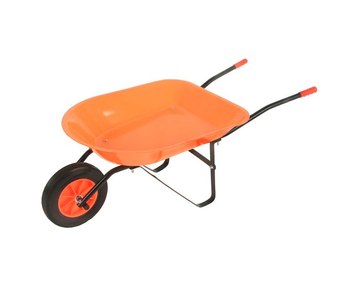 High Vis Orange Kids Wheelbarrow - KWBO