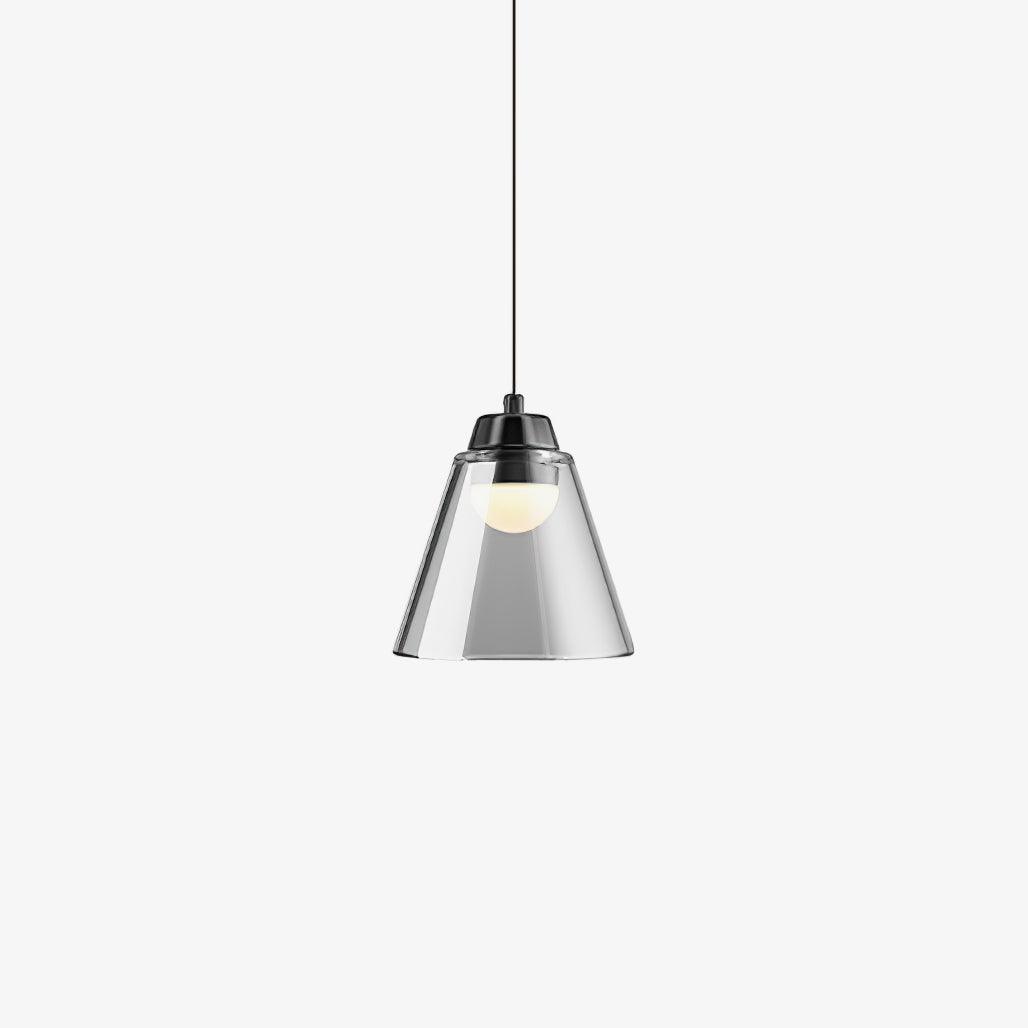 Sculptural Glass Pendant Lamp