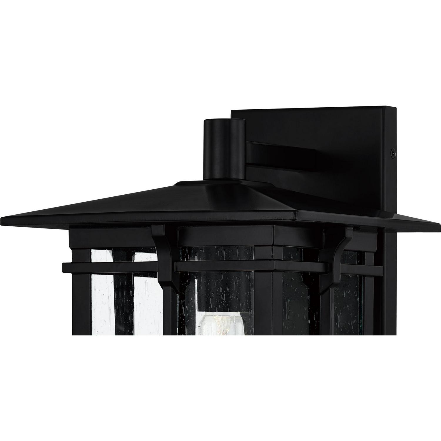 Ashley Harbour Finn 1Light Matte Black Outdoor Wall Lantern  Crowdfused