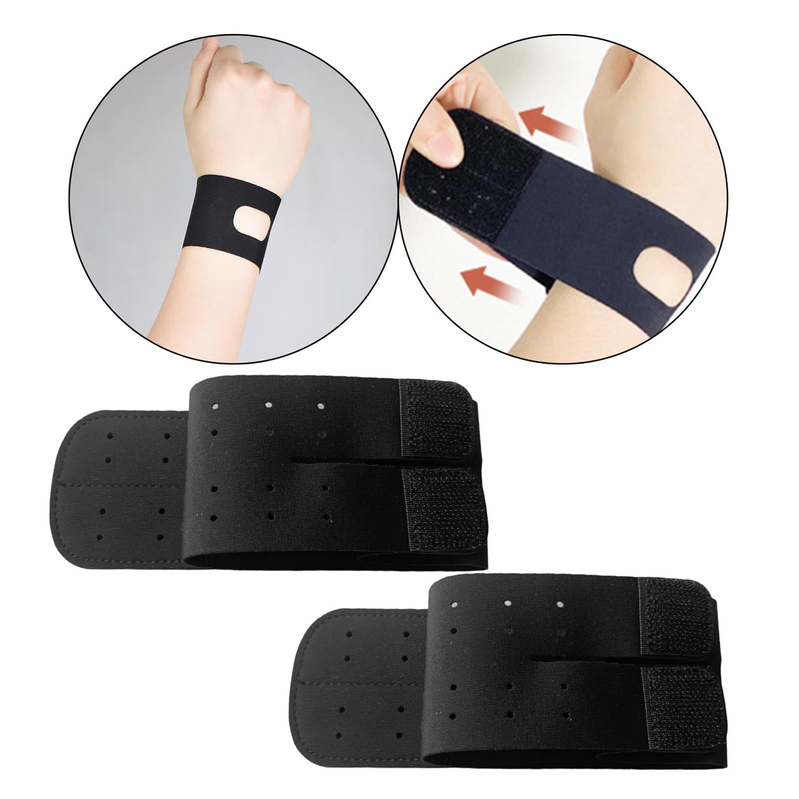 Wrist Wrap 2pcs S Black