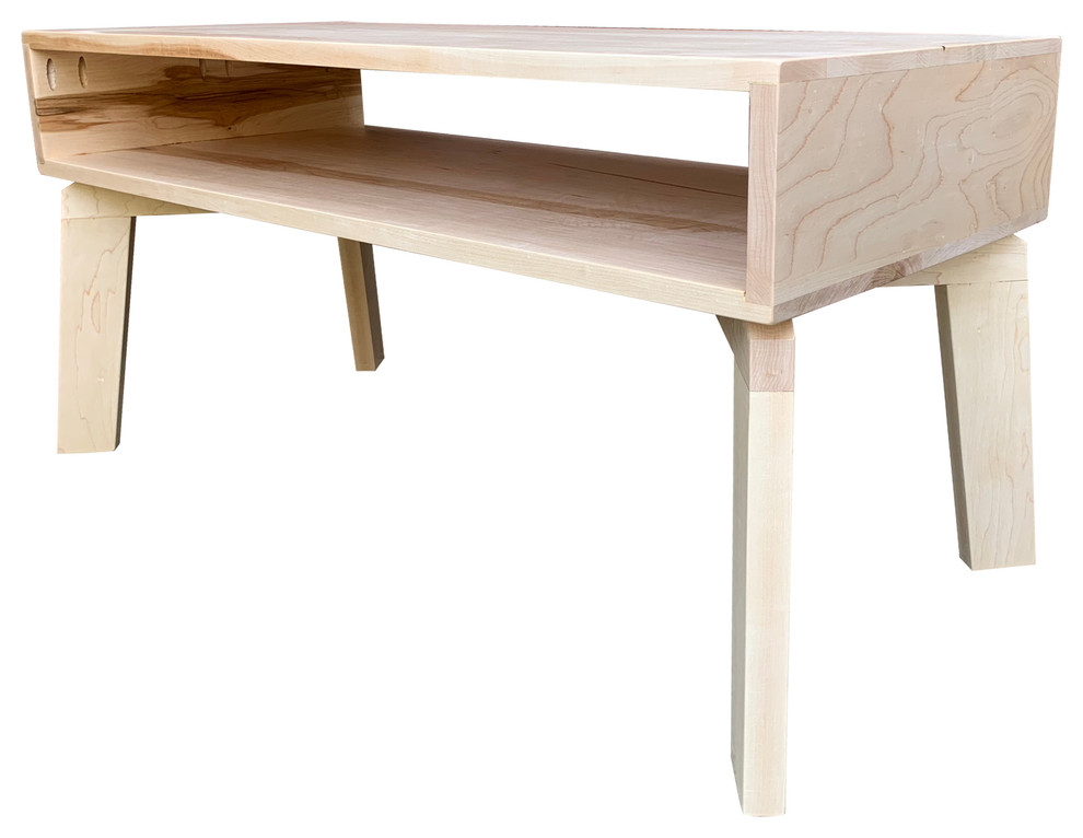 Modern Coffee Table with Shelf by CW Furniture   Midcentury   Coffee Tables   by CW Furniture  Houzz