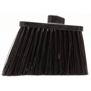 CFS Brands Sparta 12 in. Black Polypropylene Unflagged Upright Broom Head (12-Pack) 36868EC03