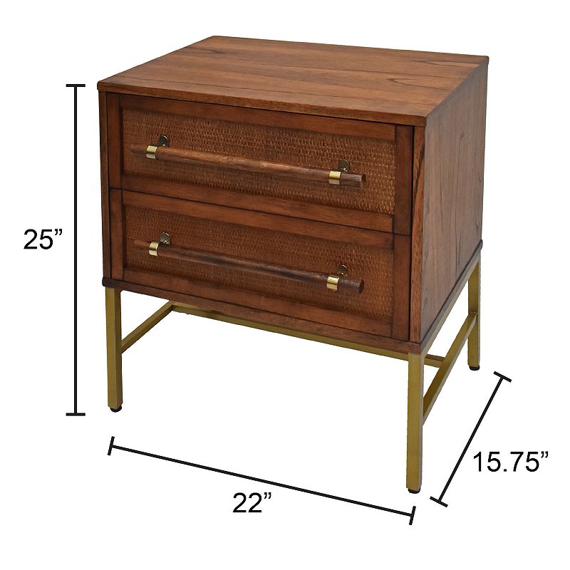 Hopper Studio Sophia 2-Drawer Nightstand