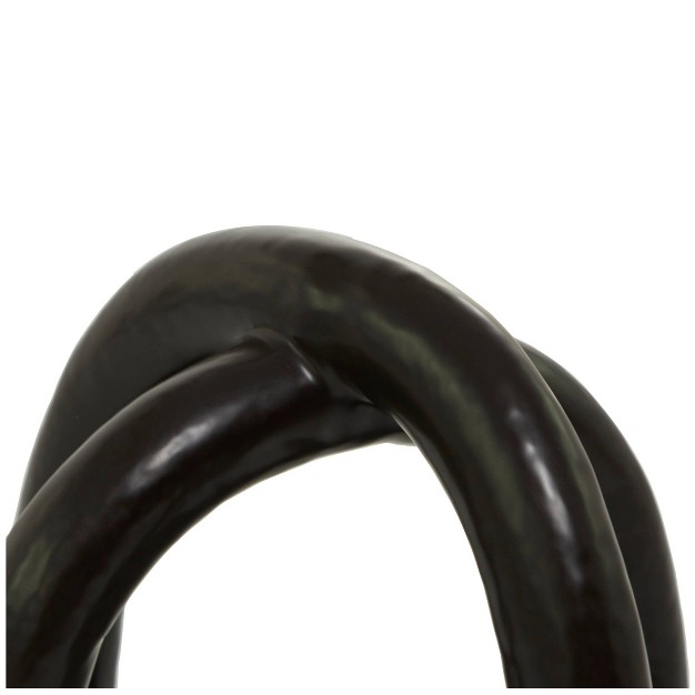 Porcelain Abstract Arched Sculpture Black Cosmoliving By Cosmopolitan