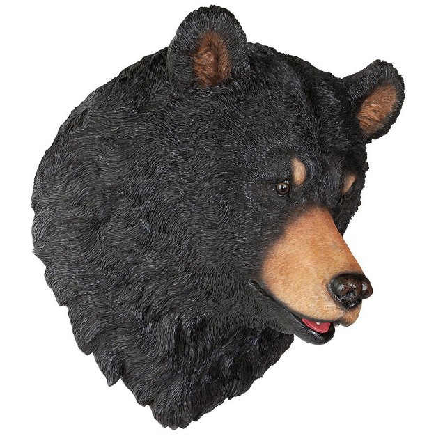 Design Toscano American Black Bear Sculptural Wall Trophy