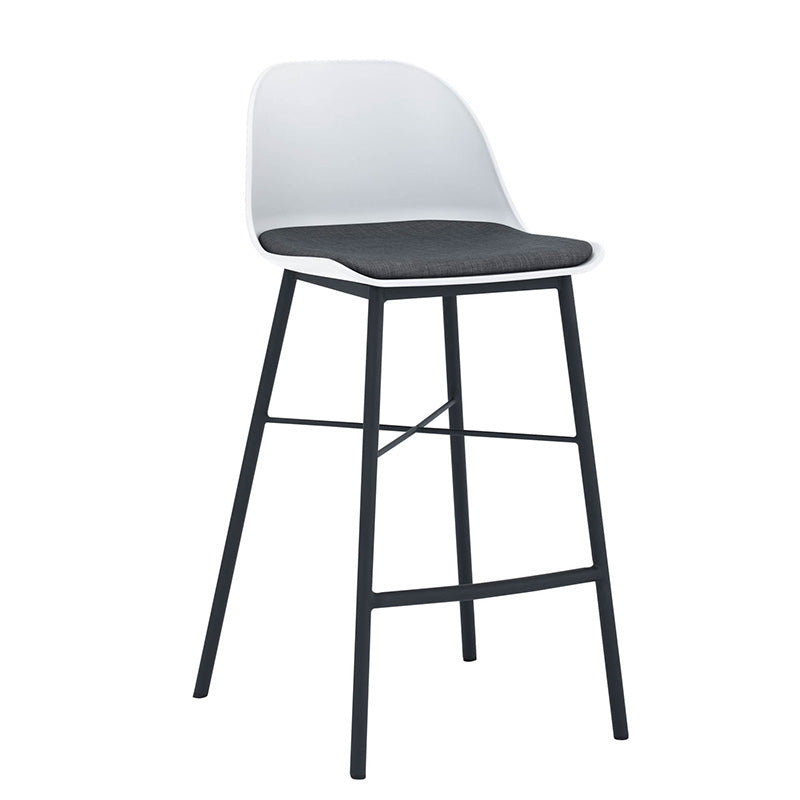 LAXMI Counter Stool - White & Black