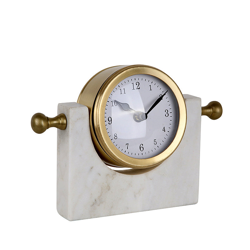 Natural Marble Clock Fl-Y873