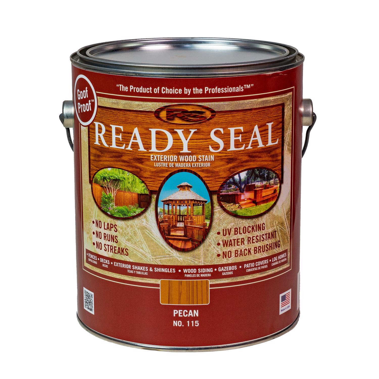 Ready Seal Goof Proof Semi-Transparent Pecan Oil-Based Penetrating Wood Stain/Sealer 1 gal