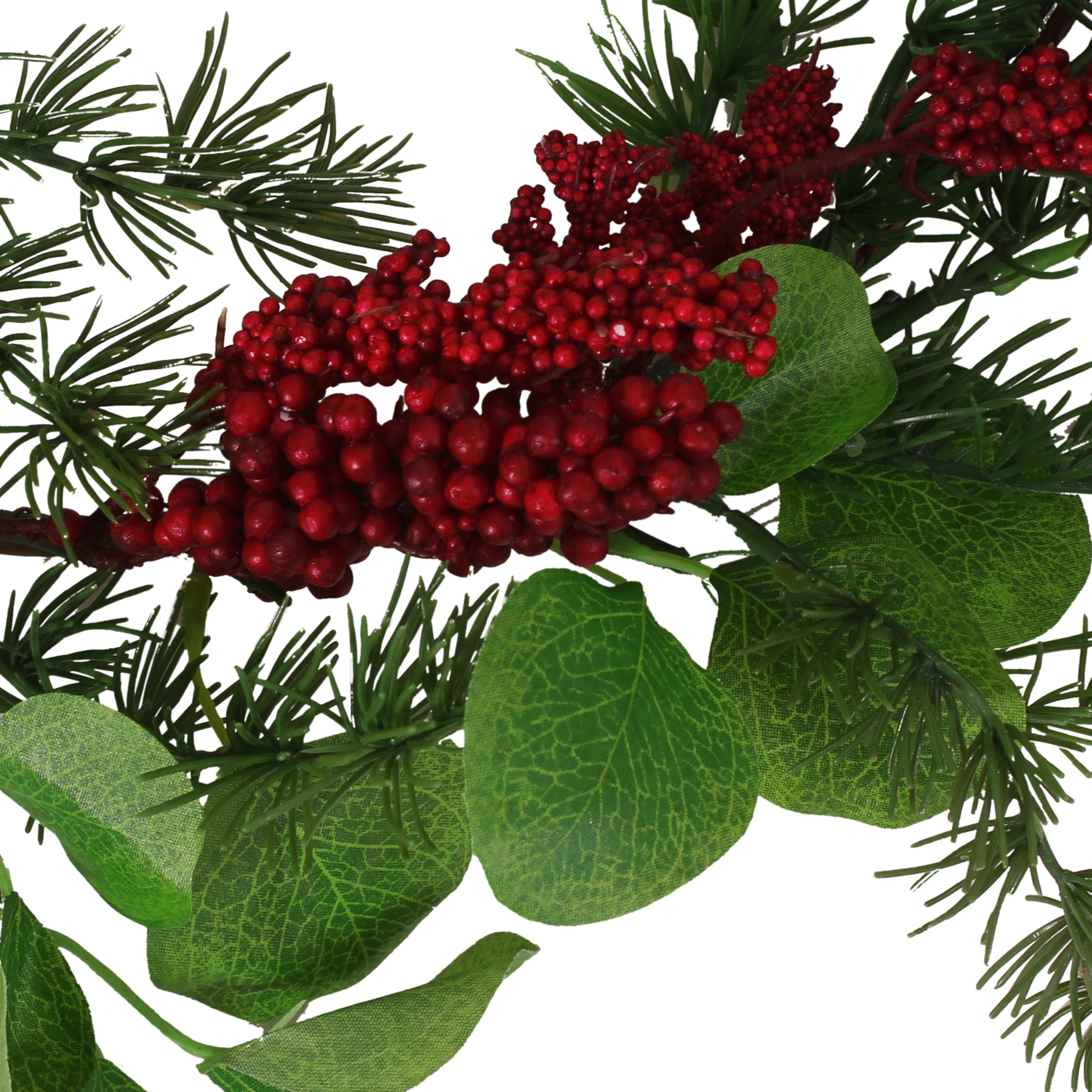 Loveren 5-foot Eucalyptus and Pine Artificial Garland with Berries