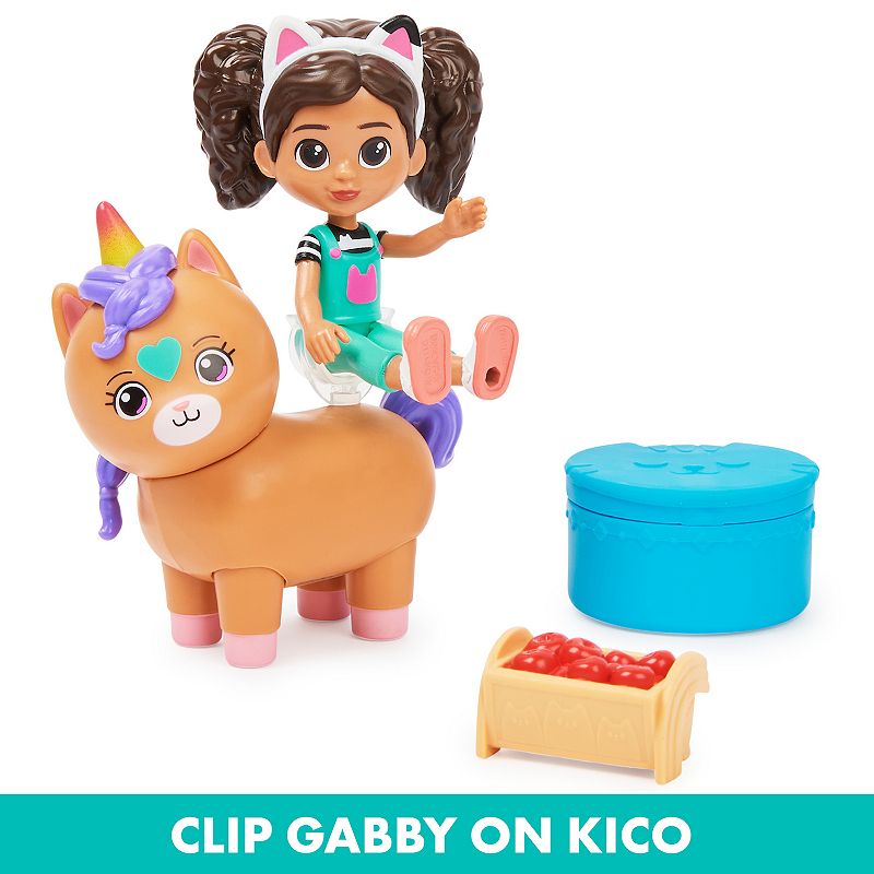 Spin Master Gabby's Dollhouse Gabby Girl and Kico the Kittycorn Toy Figures Pack