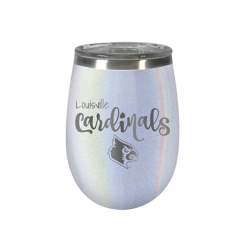 Louisville Cardinals Opal Finish Wine Tumbler