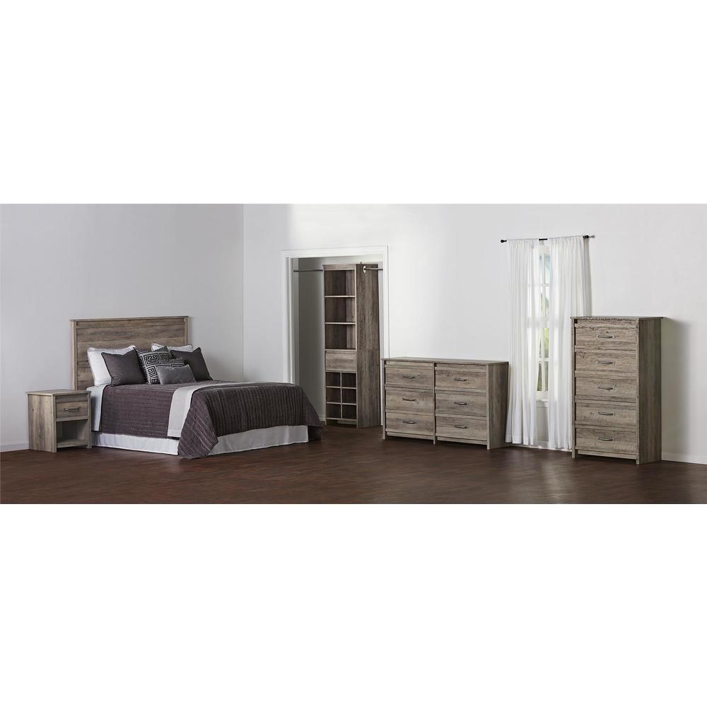 Strick   Bolton Millicent Grey Oak 5 drawer Dresser