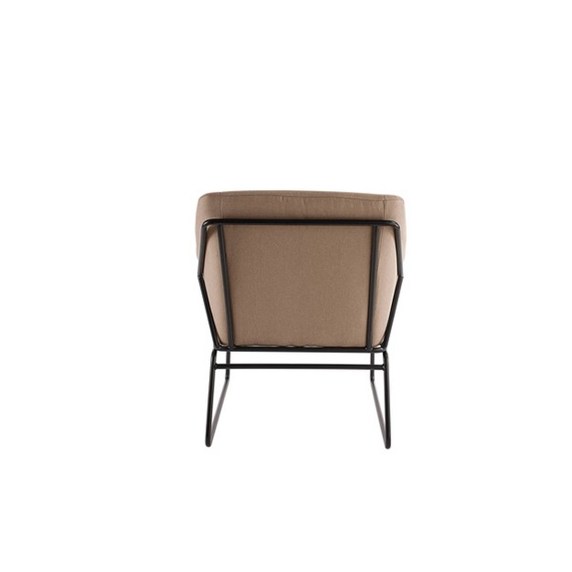 Odile Metal Frame Accent Chair Adore D cor