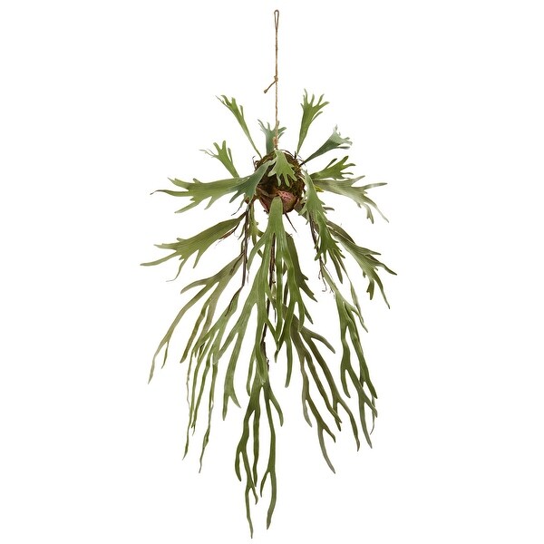 50 Staghorn Artificial Hanging Plant