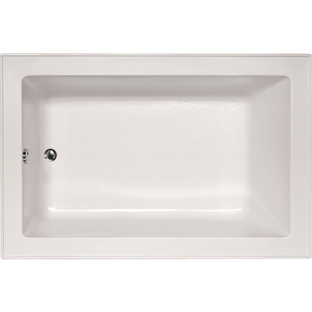 Hydro Systems Emma 66 in. x 42 in. Rectangular Drop-In Bathtub in White EMM6642ATO-WHI