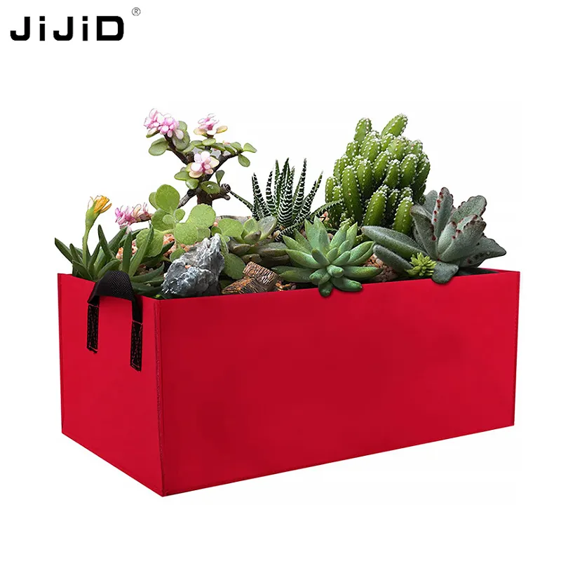 JiJiD Large Size Non woven Gardening Planting Bag Garden Seedling Flower Transplantation Bag Flower Pot Container Bags