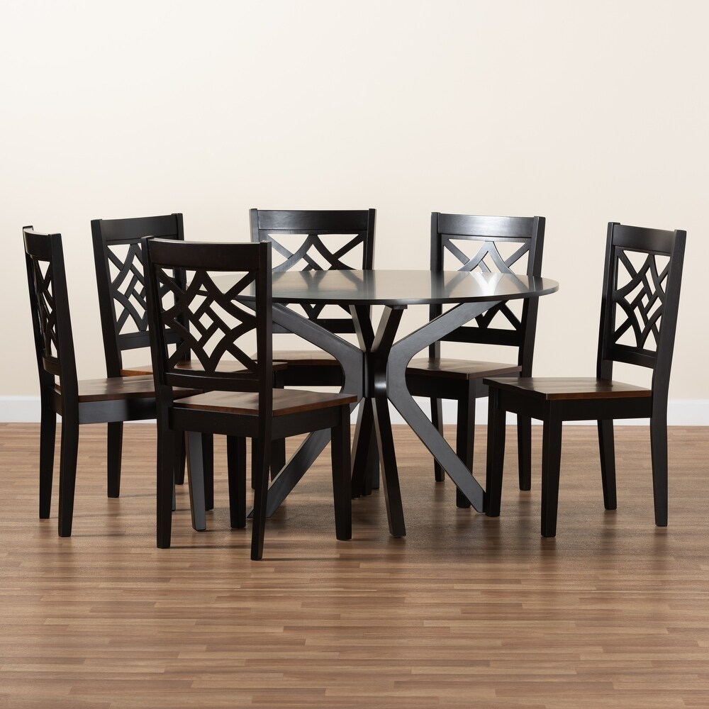 Miela Modern and Contemporary 7 PC Dining Set