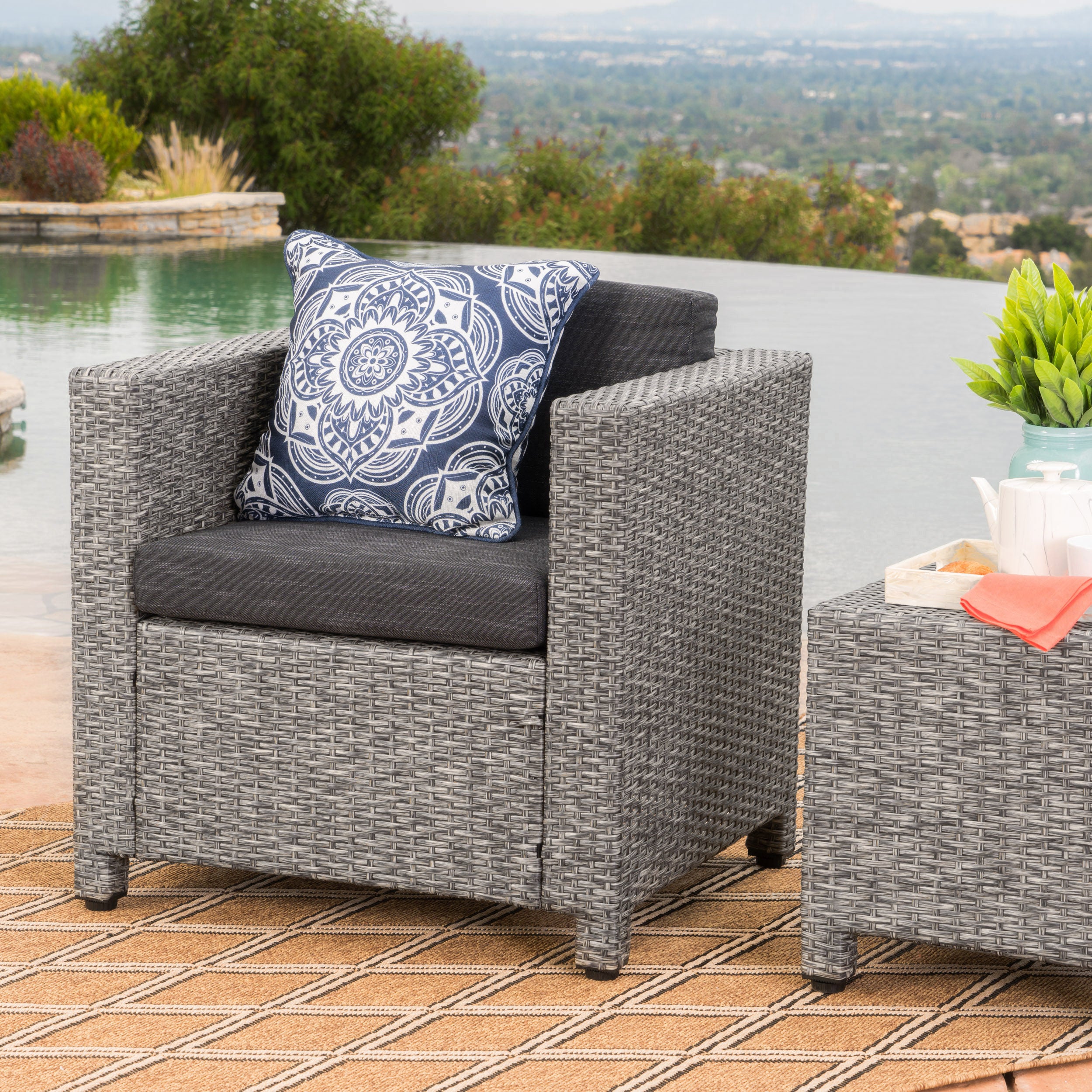 Venice Outdoor Wicker Club Chair