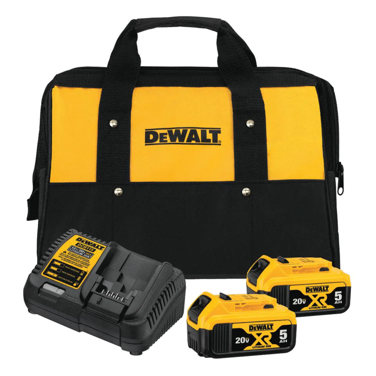 Dewalt 20-Volt Max Cordless 6-1/2 in. Circular Saw with (2) 20-Volt Batteries 5.0Ah and Charger (DCB2052CKW391B)