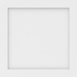 Ekena Millwork 58 in. x 20 in. x 20 in. Cornell Flat Panel White PVC Decorative Wall Panel WALP20X20X062CNL