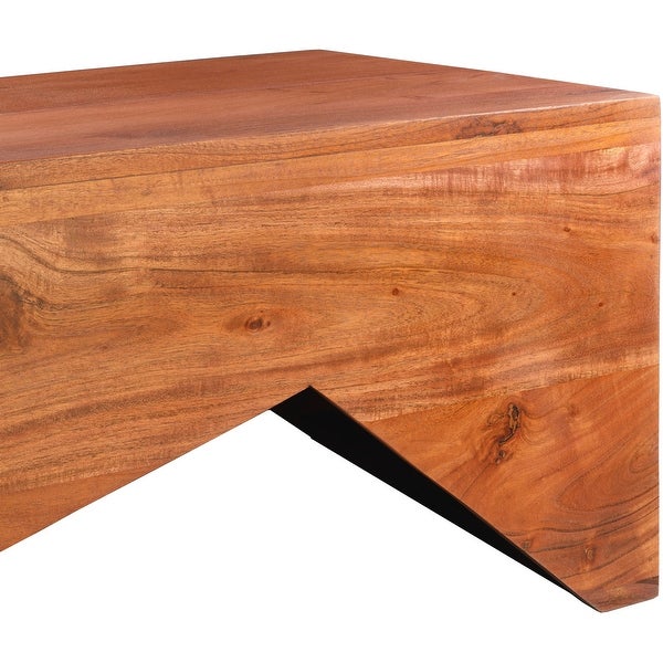 Asma Modern Angular Wooden Coffee Table - 15